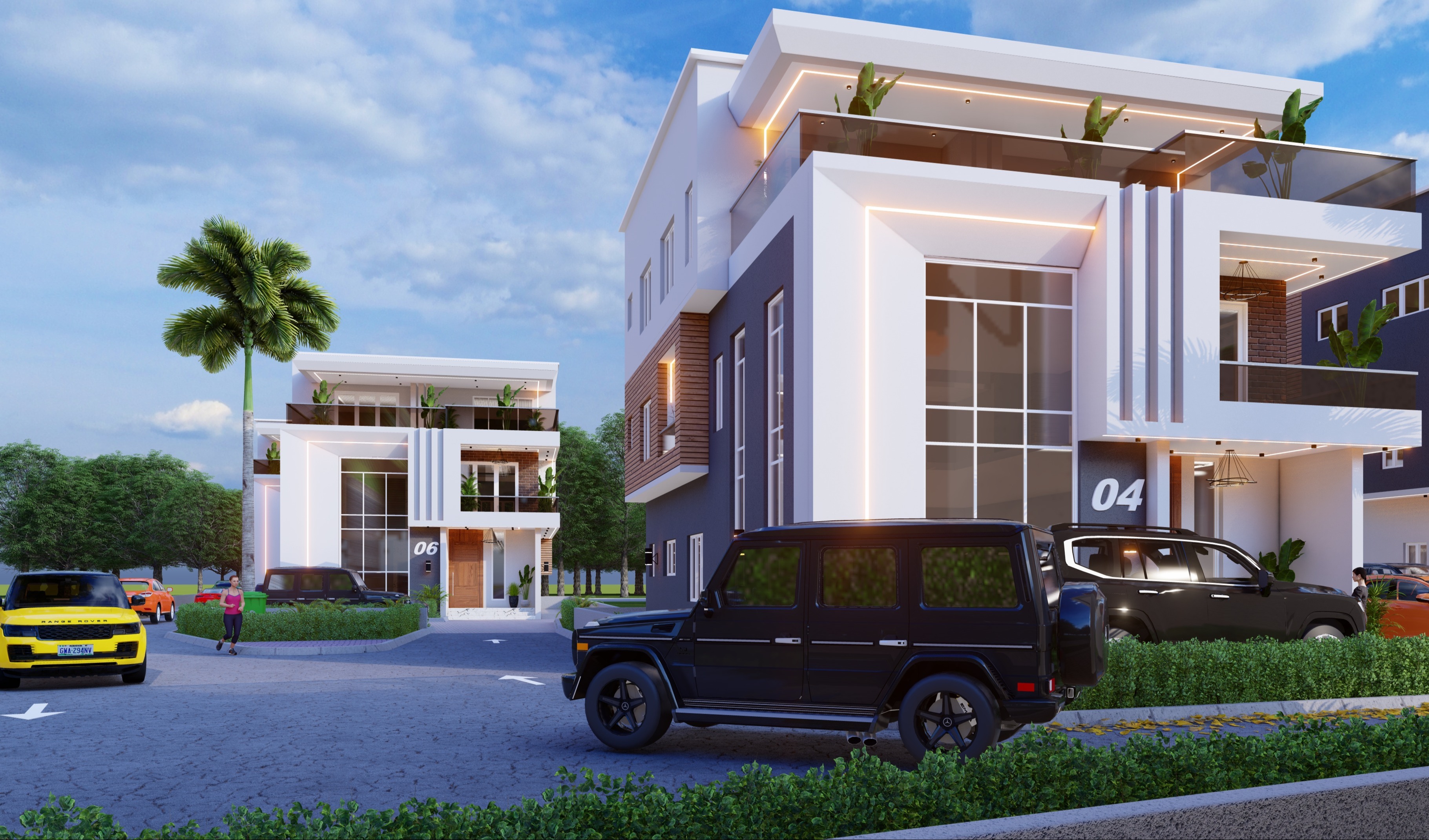 5 BEDROOM DUPLEX CONTEMPORARY 6UNITS ESTATE